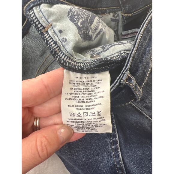 Anthropologie Pilcro Letterpress Superscript Ultra High Rise Skinny Jean Capsule - Picture 8 of 12